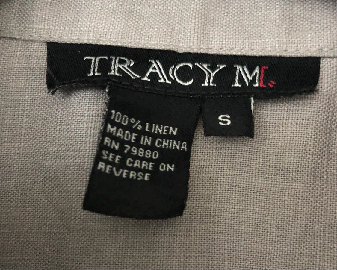 Tracy M. Sleeveless Linen Blouse - photo 2