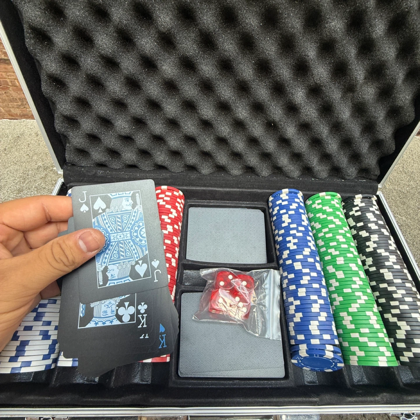 Poker Chip Set with Case - photo 2