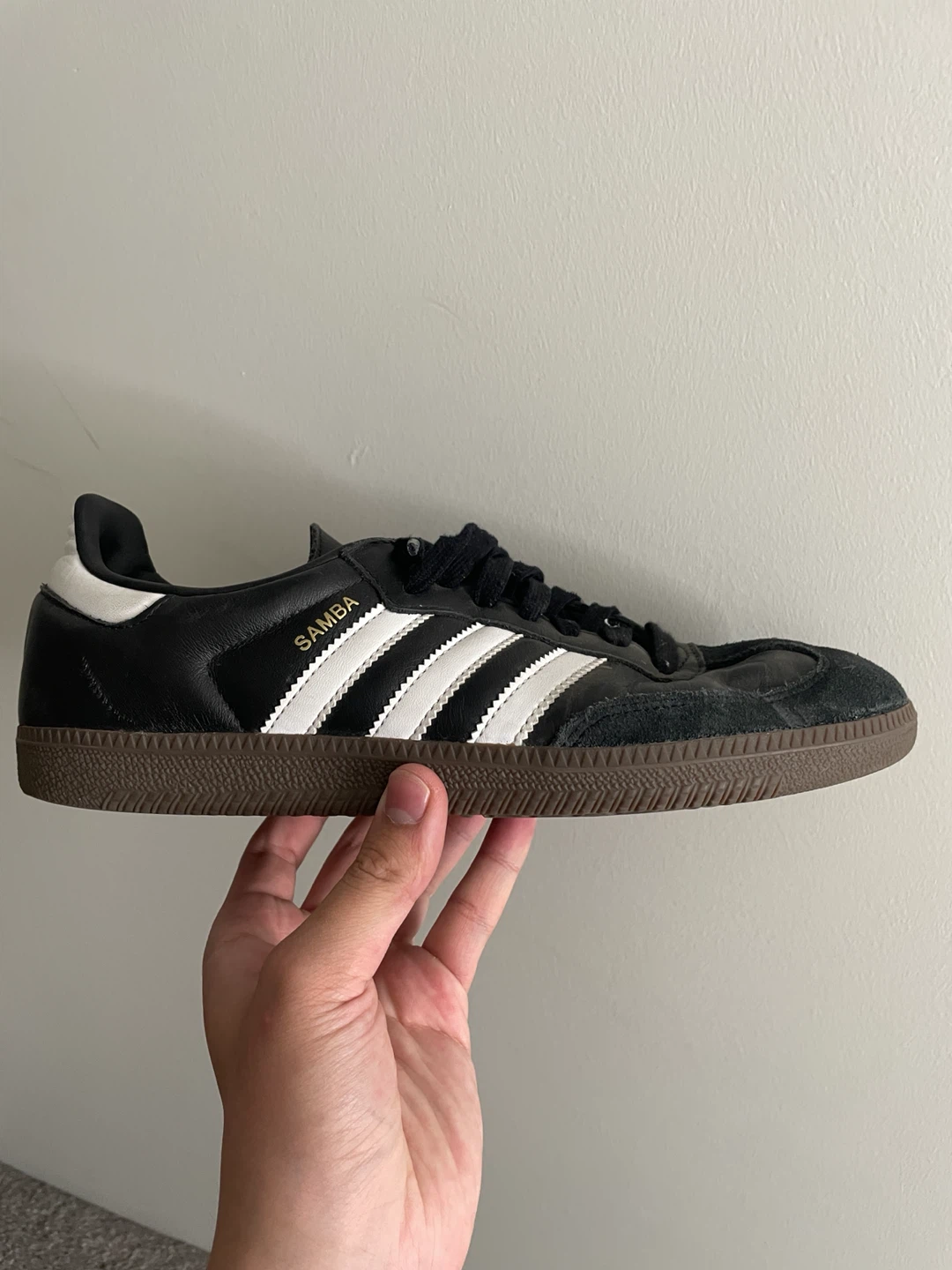 Size 8/5Adidas Samba Classic Shoes Black - photo 3