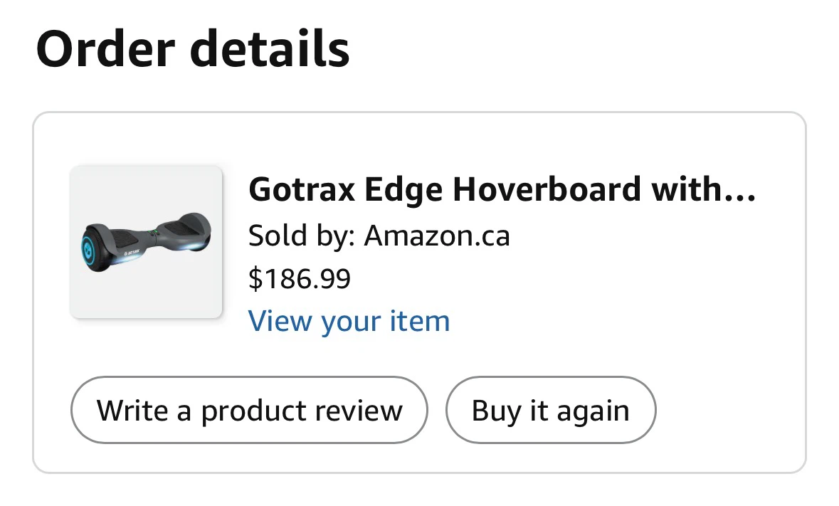 Gotrax Edge Hoverboard - Gray - photo 2