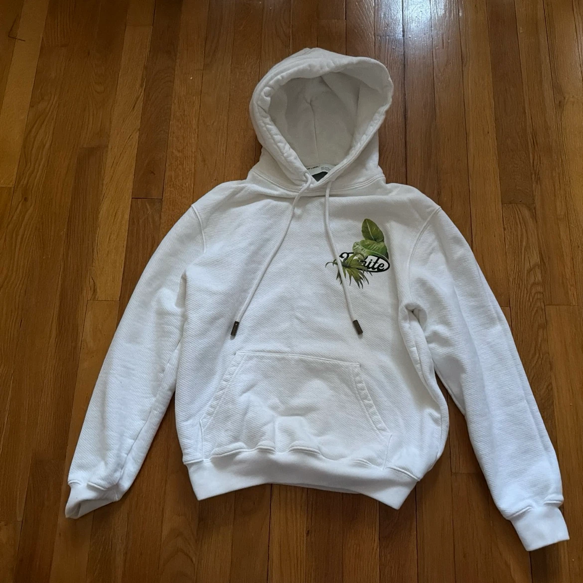 Off-White White "Main Label" Graphic Hoodie