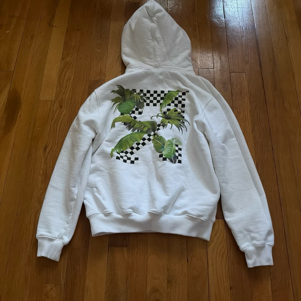 Off-White White "Main Label" Graphic Hoodie - photo 5