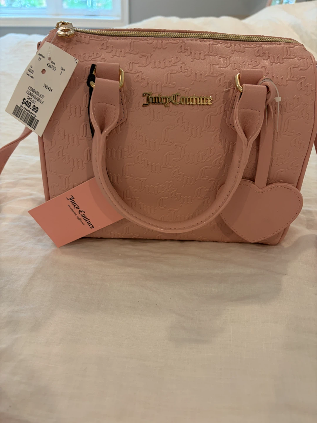 Juicy Couture Pink Barrel Bag NWT