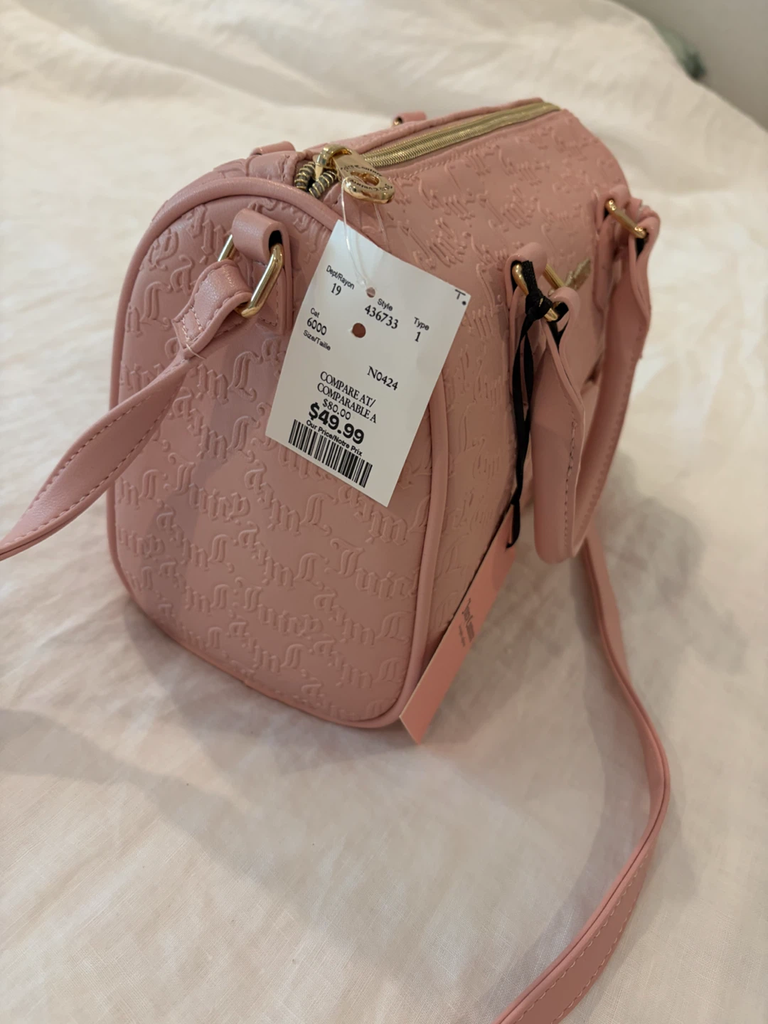 Juicy Couture Pink Barrel Bag NWT - photo 3