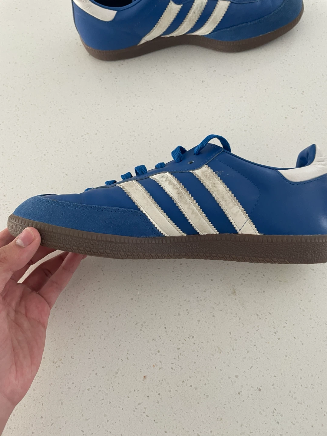 size 8/5 Adidas Samba Royal Blue Sneakers - photo 2