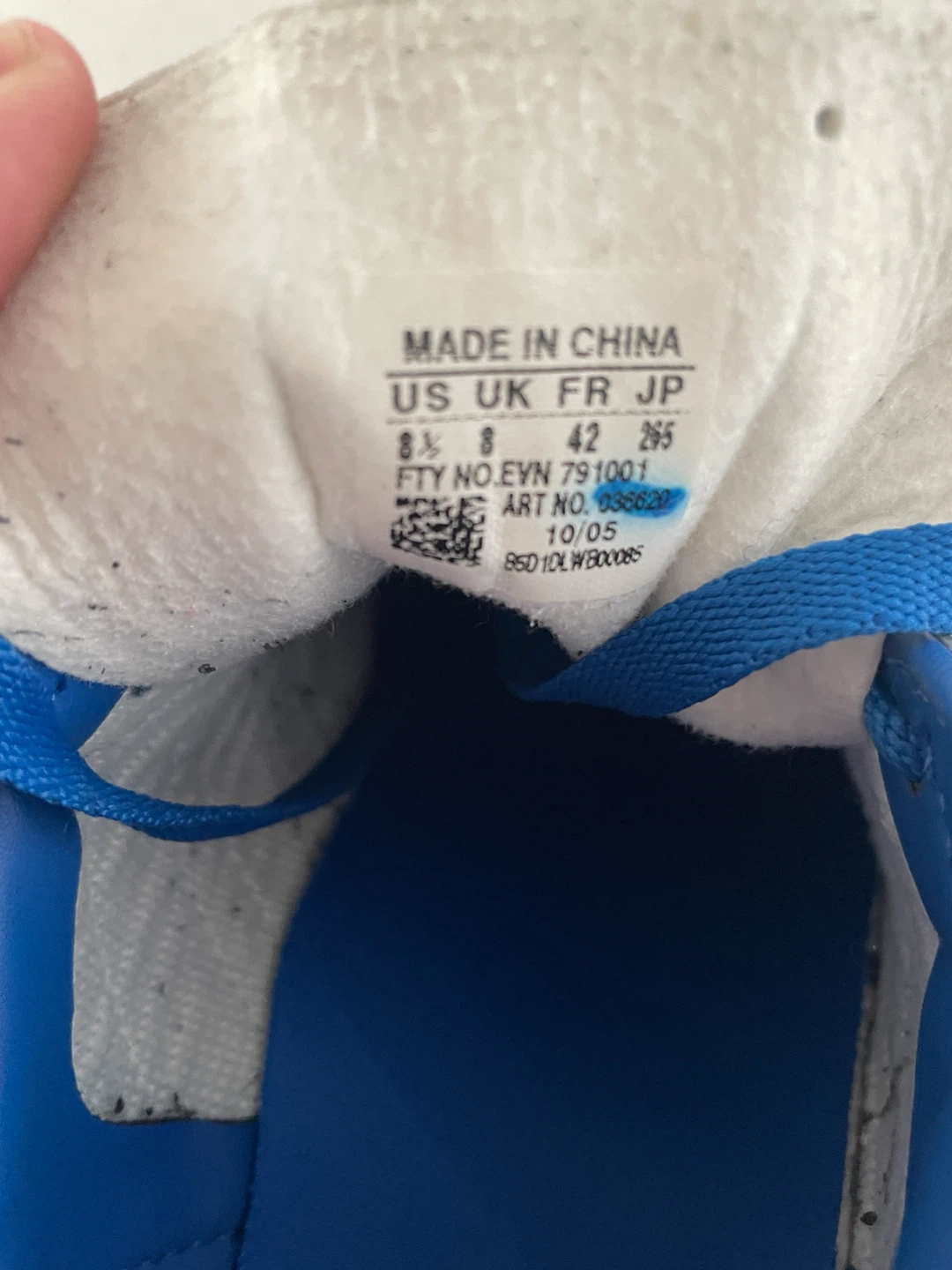 size 8/5 Adidas Samba Royal Blue Sneakers - photo 4