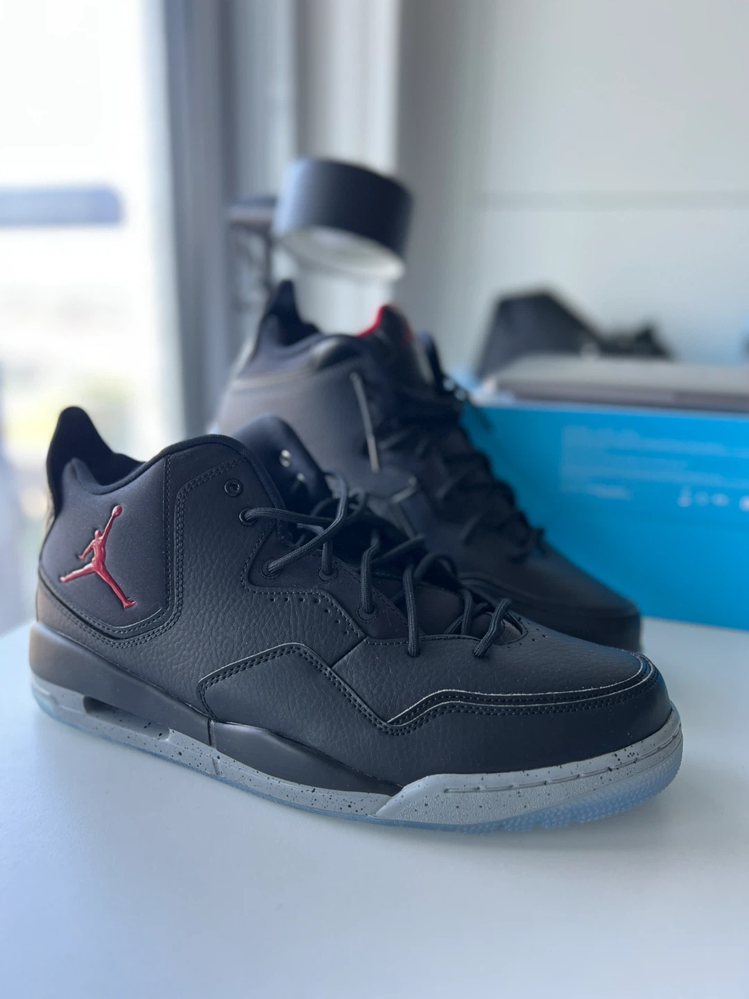 Jordan Mens Courtside 23 Black Gym RED - photo 4