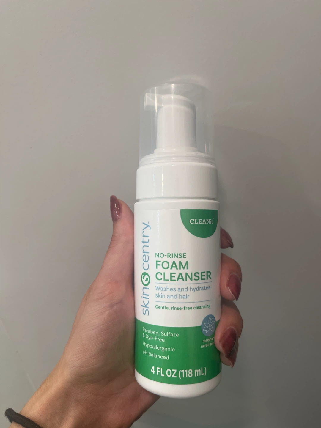 Skin Sentry No-Rinse Foam Cleanser 4 FL OZ