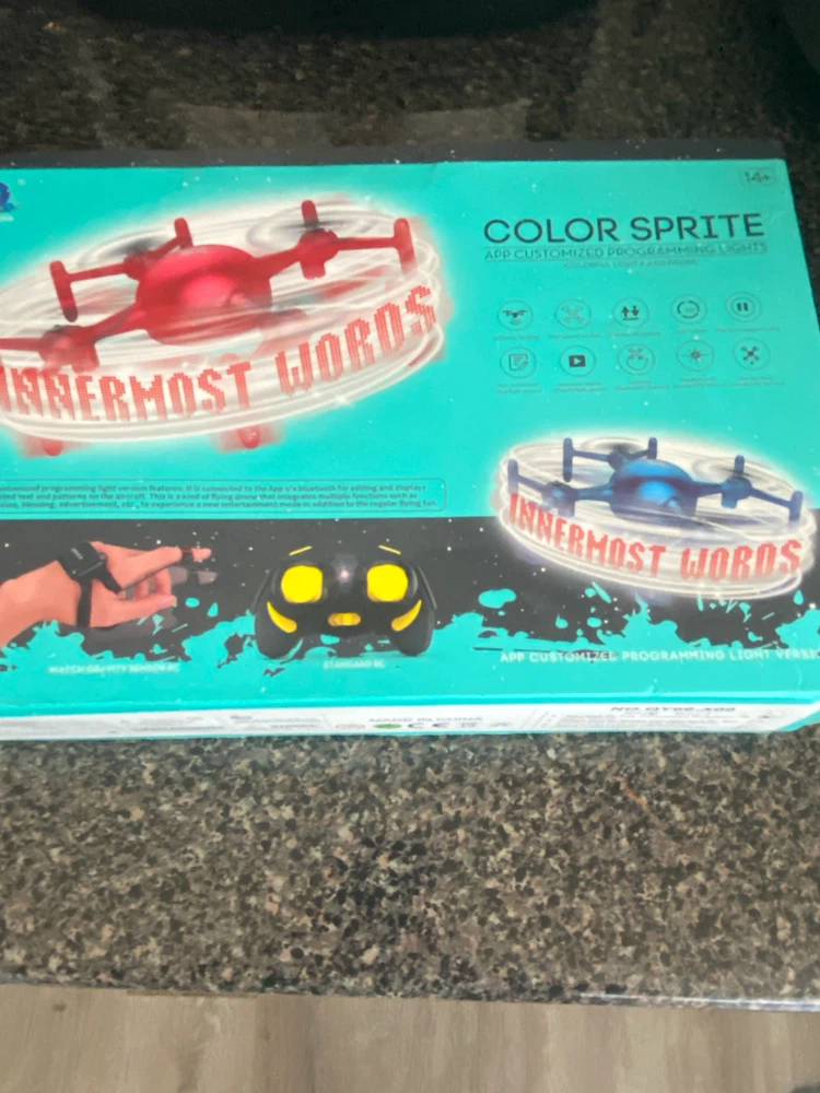 Color Sprite App Controlled Drone with Lights