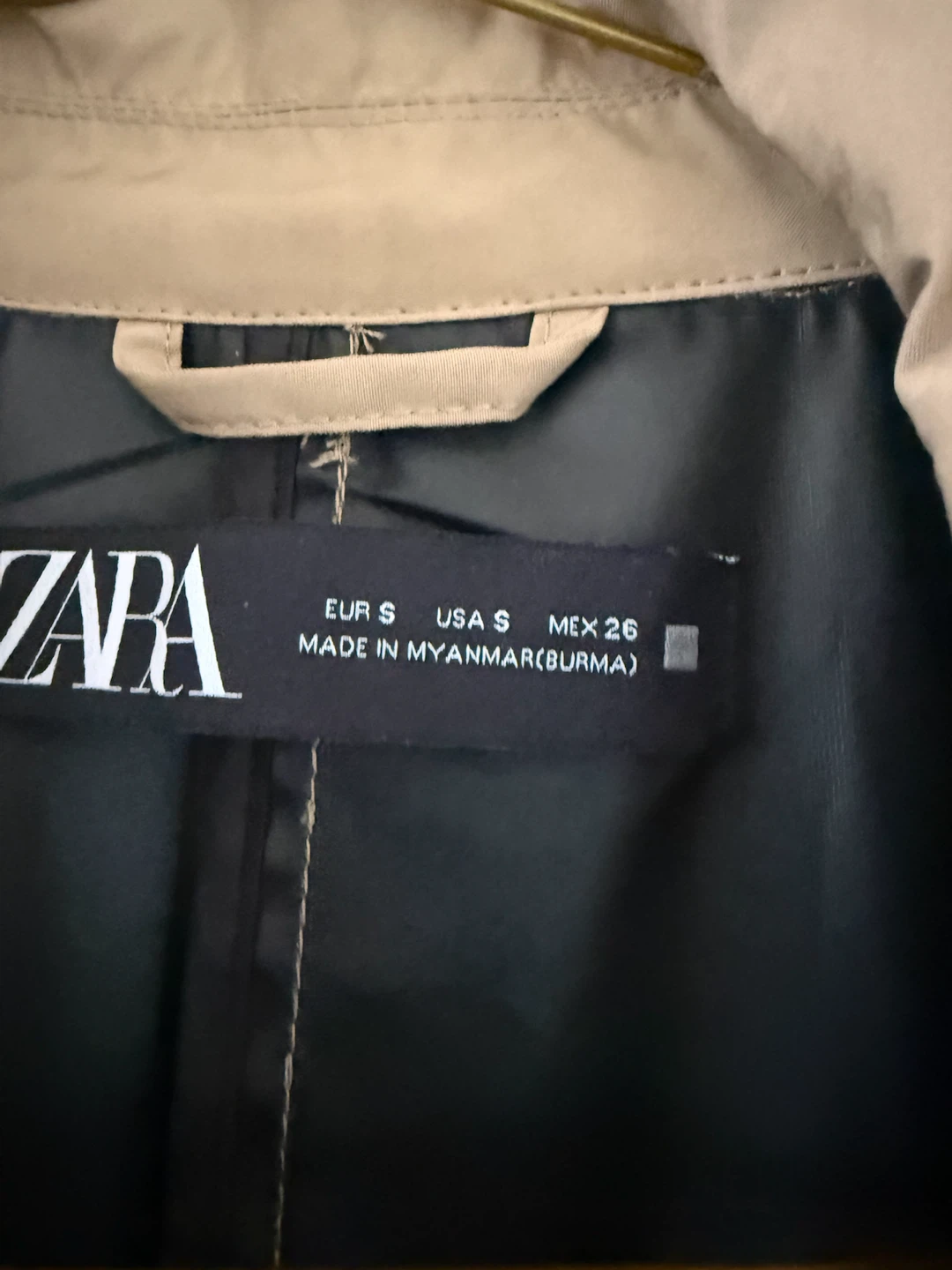 Zara Trench Coat Size Small - photo 3