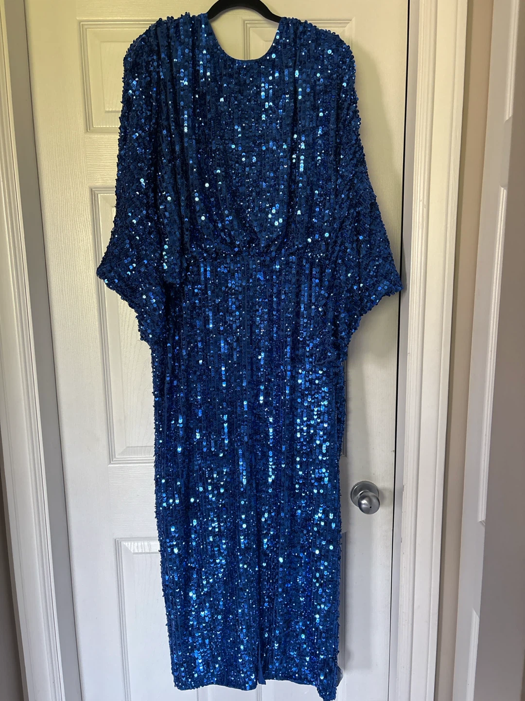 Royal Blue Sequin Dress size 14