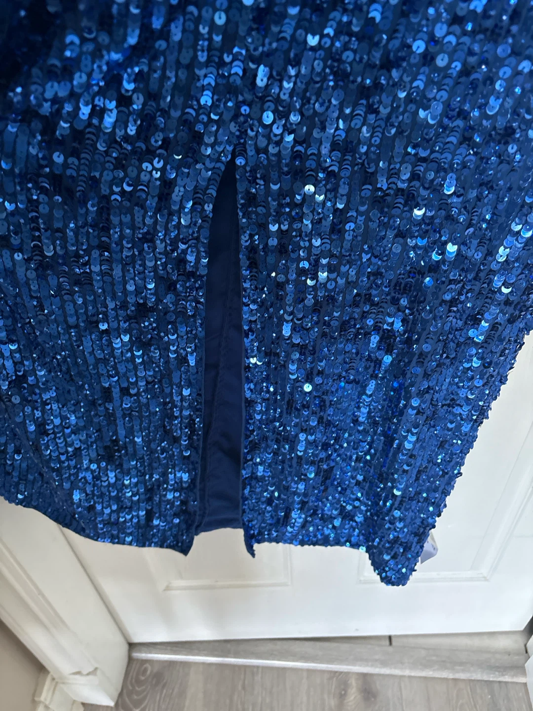 Royal Blue Sequin Dress size 14 - photo 3