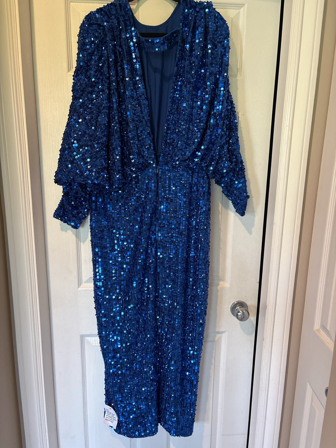 Royal Blue Sequin Dress size 14 - photo 5
