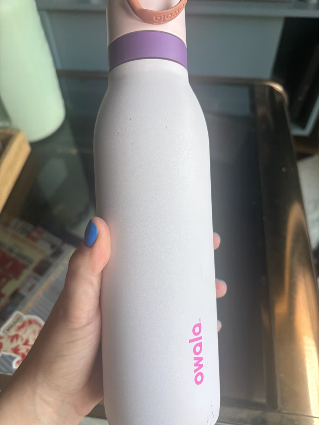 Owala White 18oz Water Bottle - photo 3