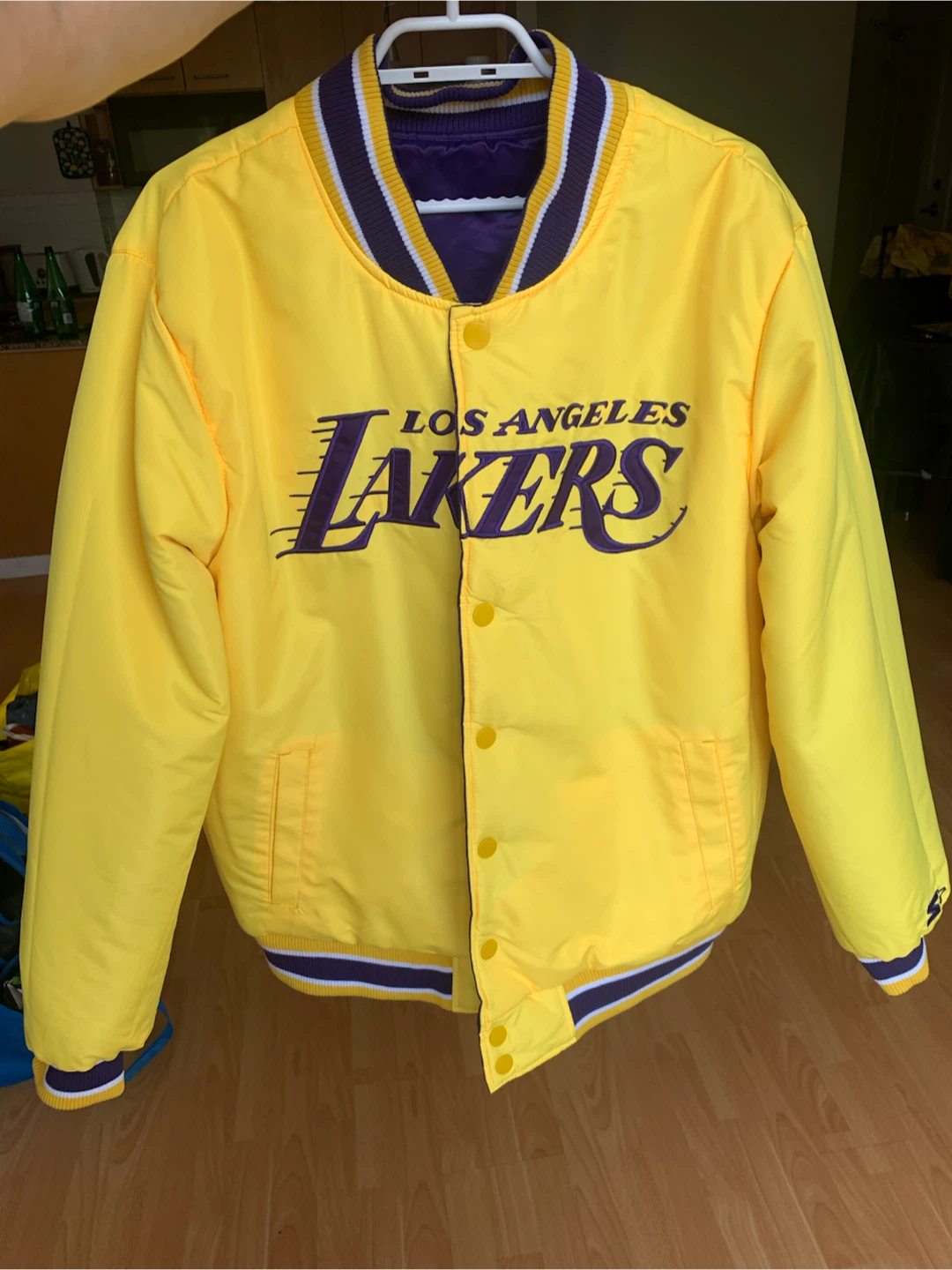Starter Los Angeles Lakers Reversible Varsity Jacket