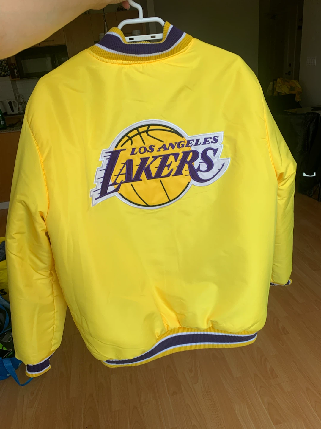 Starter Los Angeles Lakers Reversible Varsity Jacket - photo 2