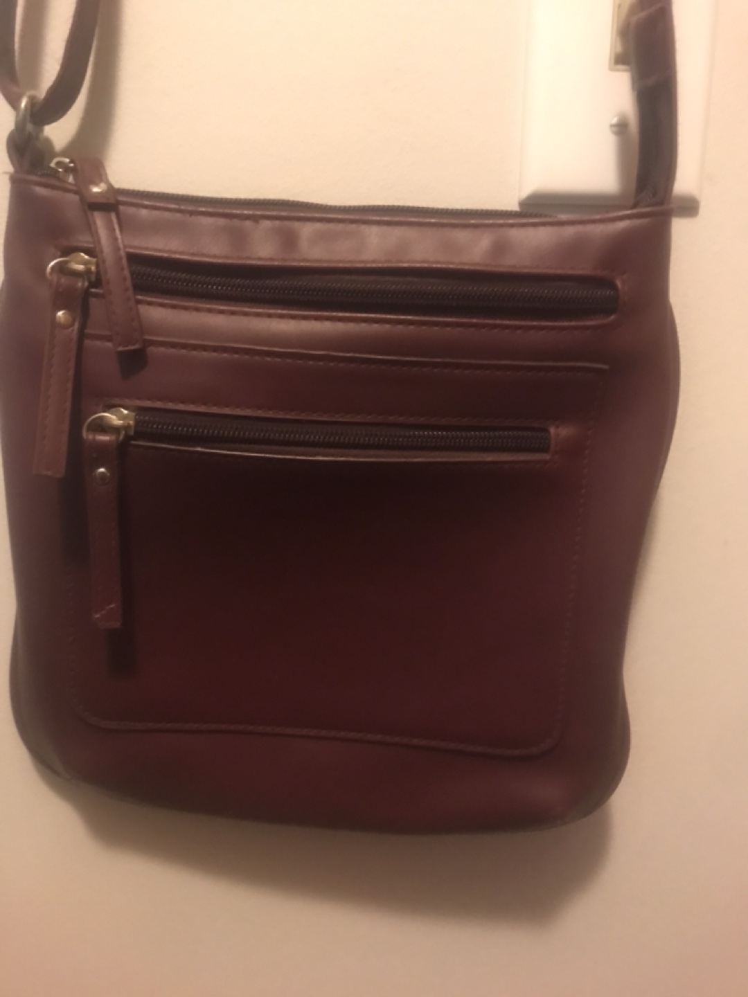 Maroon Crossbody Purse