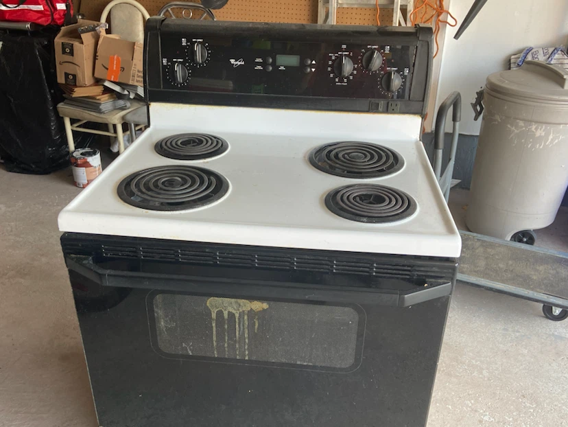Whirlpool Electric Coil Top Stove