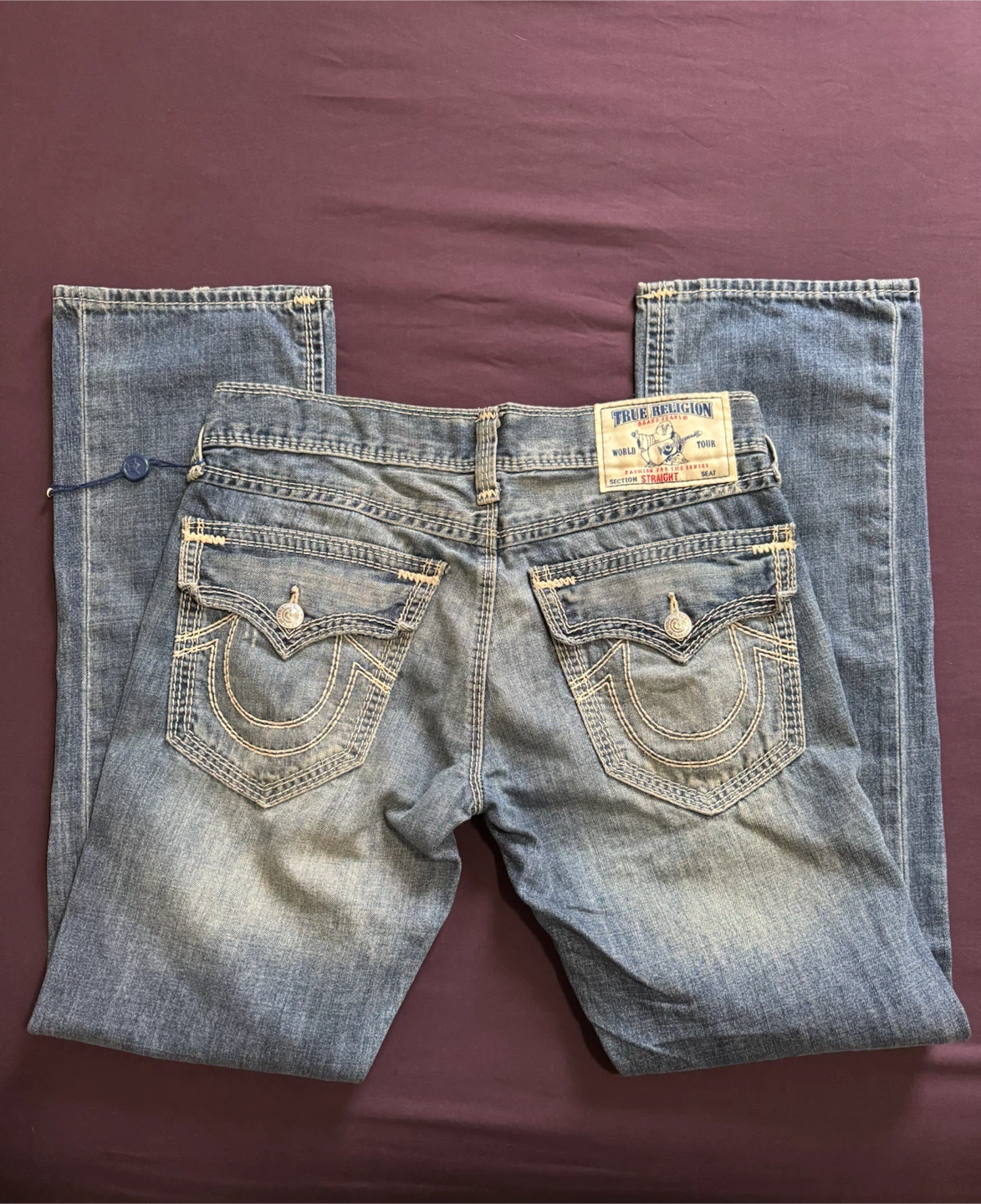 Men’s True Religion Jeans Distressed Mega T Ricky Straight Fit - photo 4