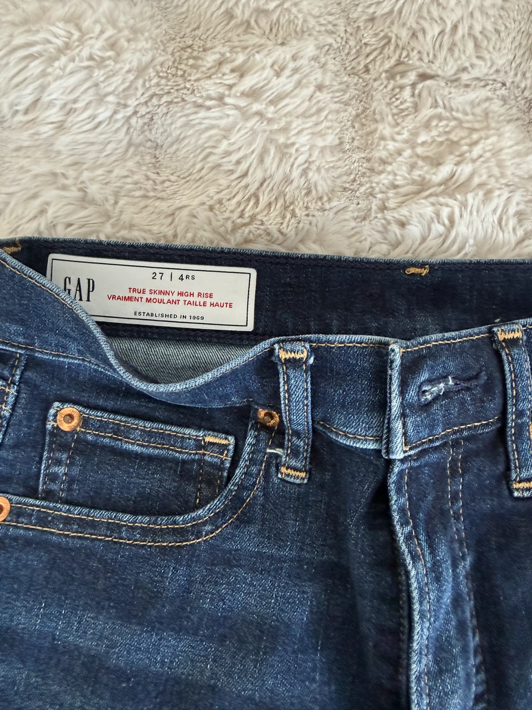 GAP True Skinny High Rise Denim Shorts - photo 3