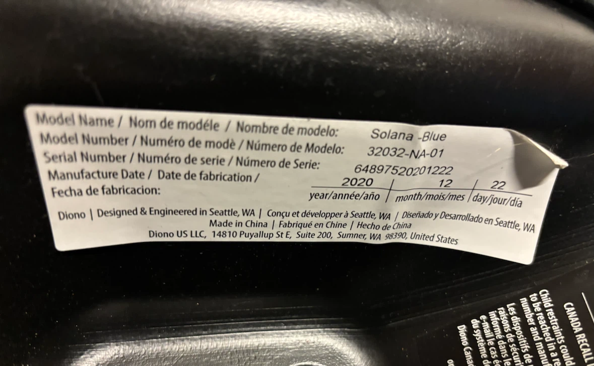 Diono Solana Booster Car Seat - Blue - photo 2
