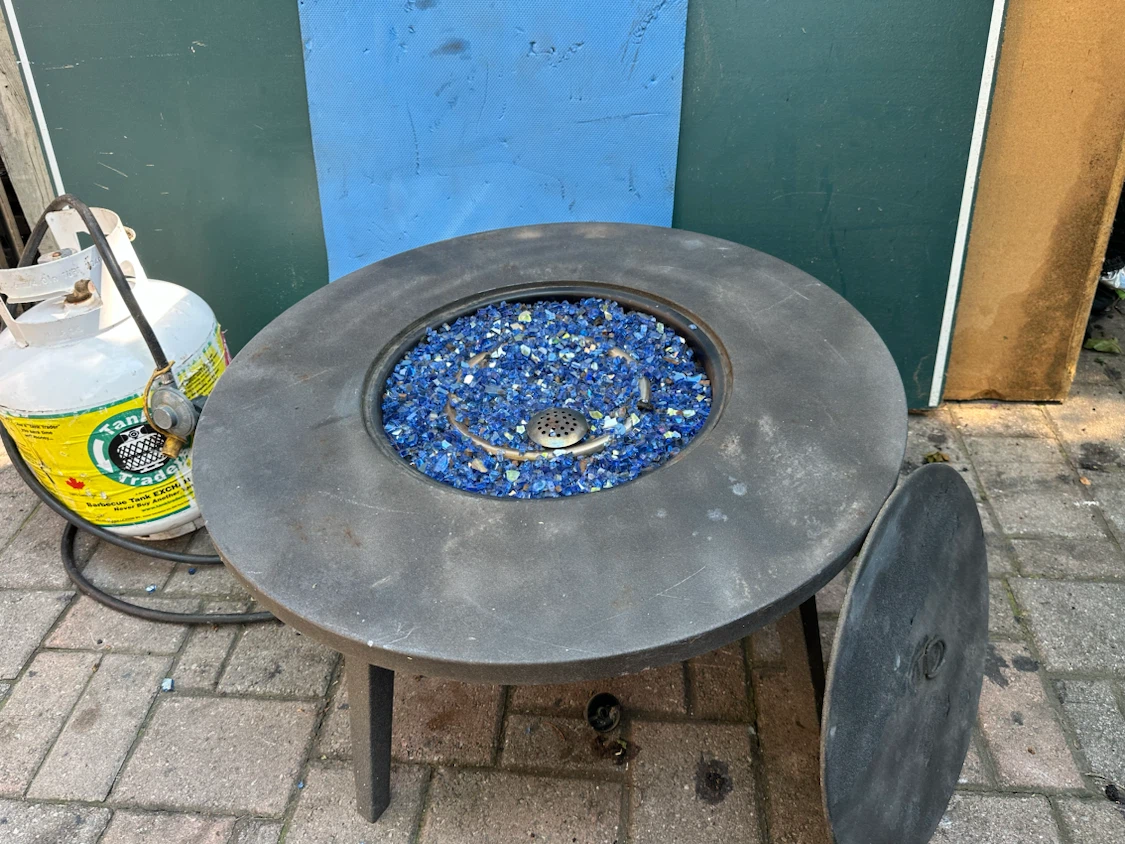 Round Propane Fire Pit Table - photo 2