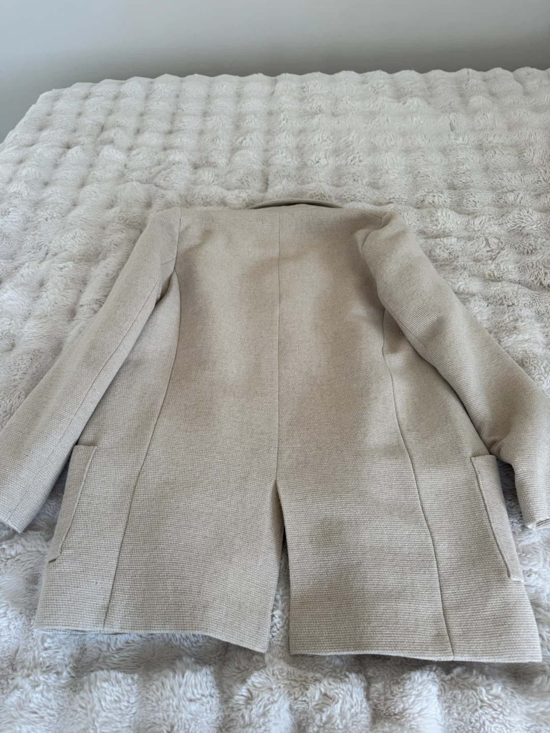 Zara Basic Collection Beige Blazer Jacket - photo 2