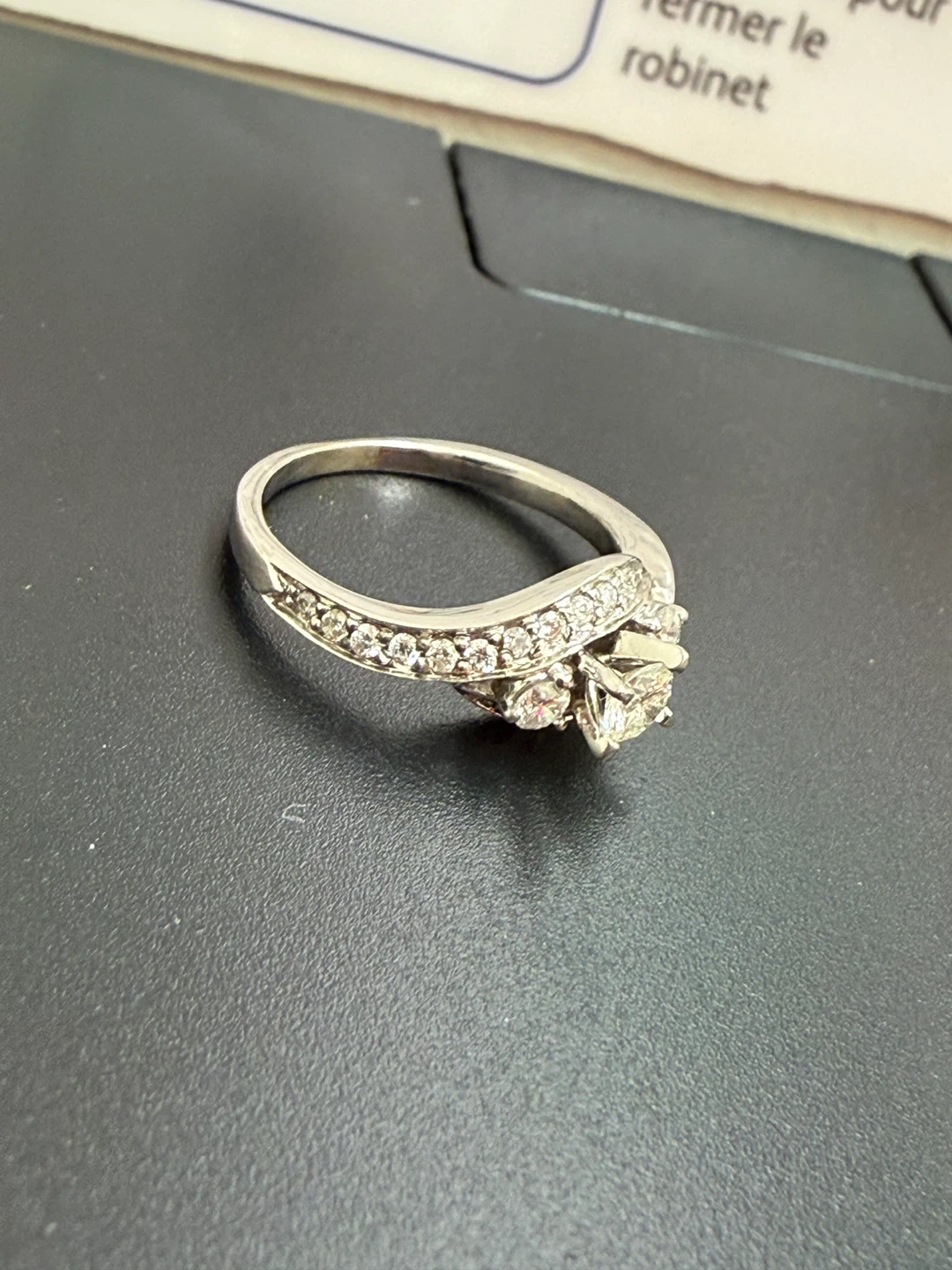 White Gold Diamond Engagement Ring