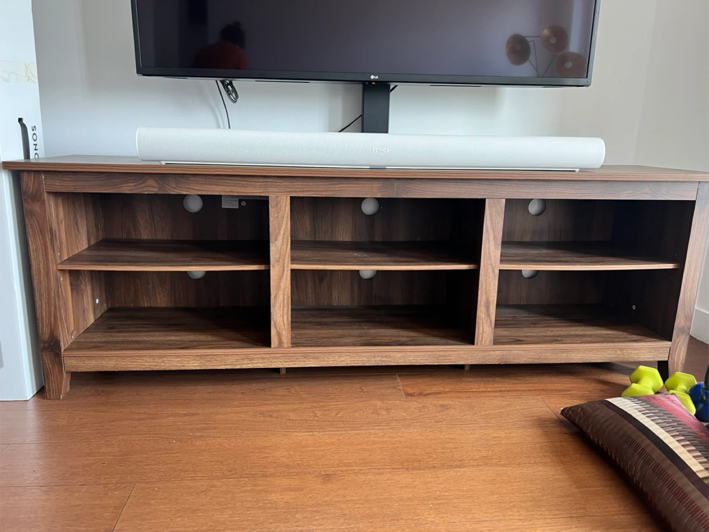 TV console with storage space - photo 2