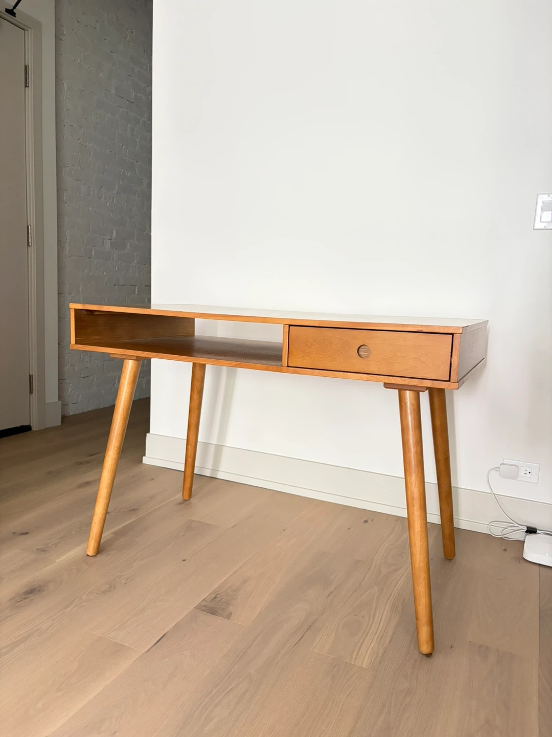 Mid-Century Modern Desk - Acacia - photo 3