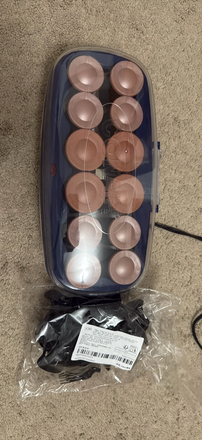 Hot Rollers Hair Set with Clips