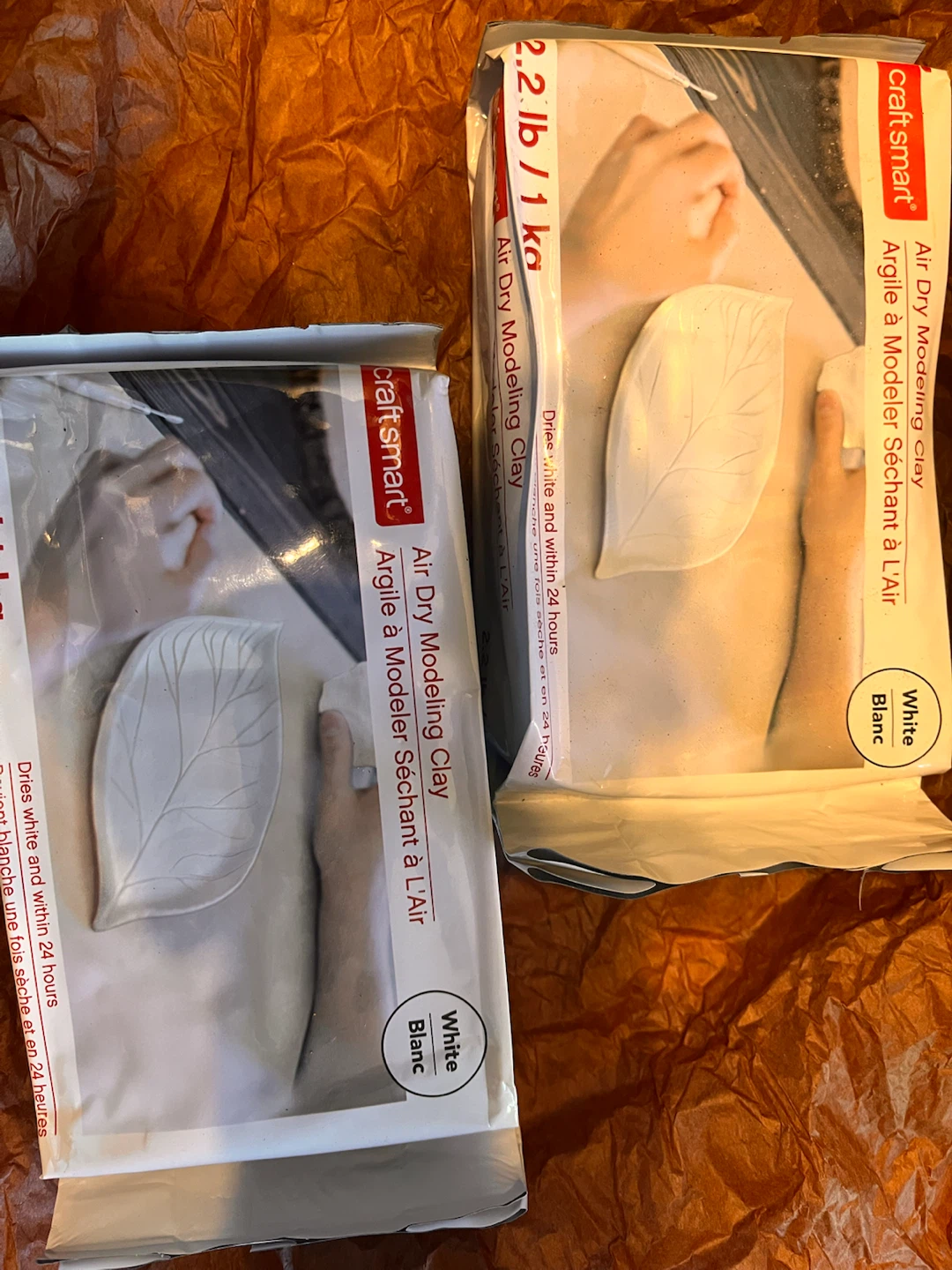 Air dry clay - new / unopened - photo 2