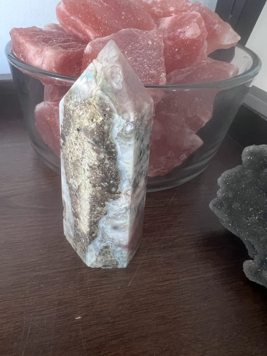 GREEN FLOWER AGATE MINI TOWEr - photo 2