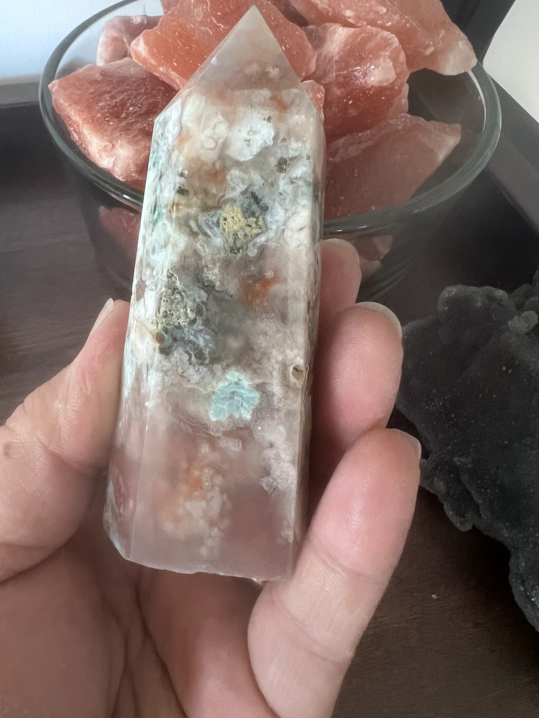 GREEN FLOWER AGATE MINI TOWEr - photo 4