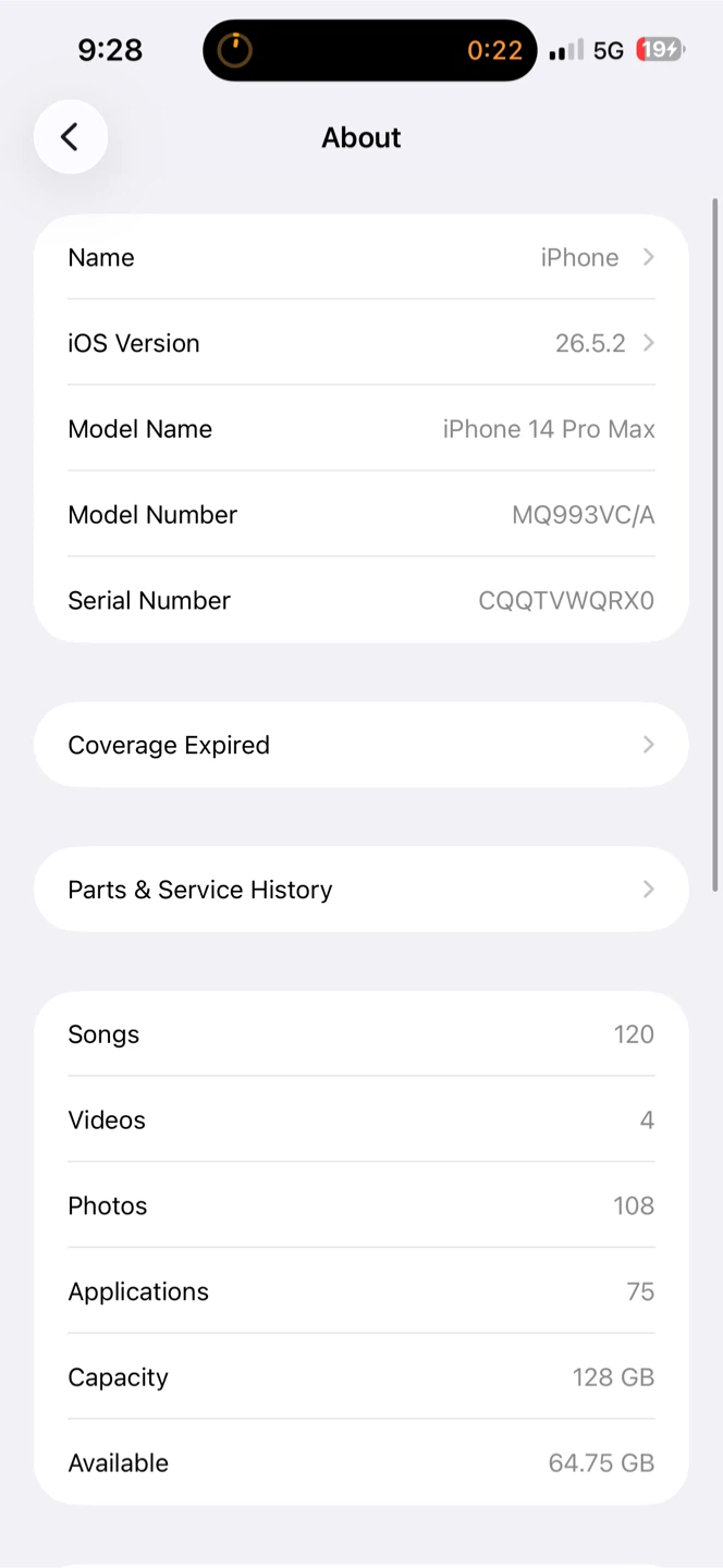Apple iPhone 14 Pro Max 128GB - Deep Purple - photo 3