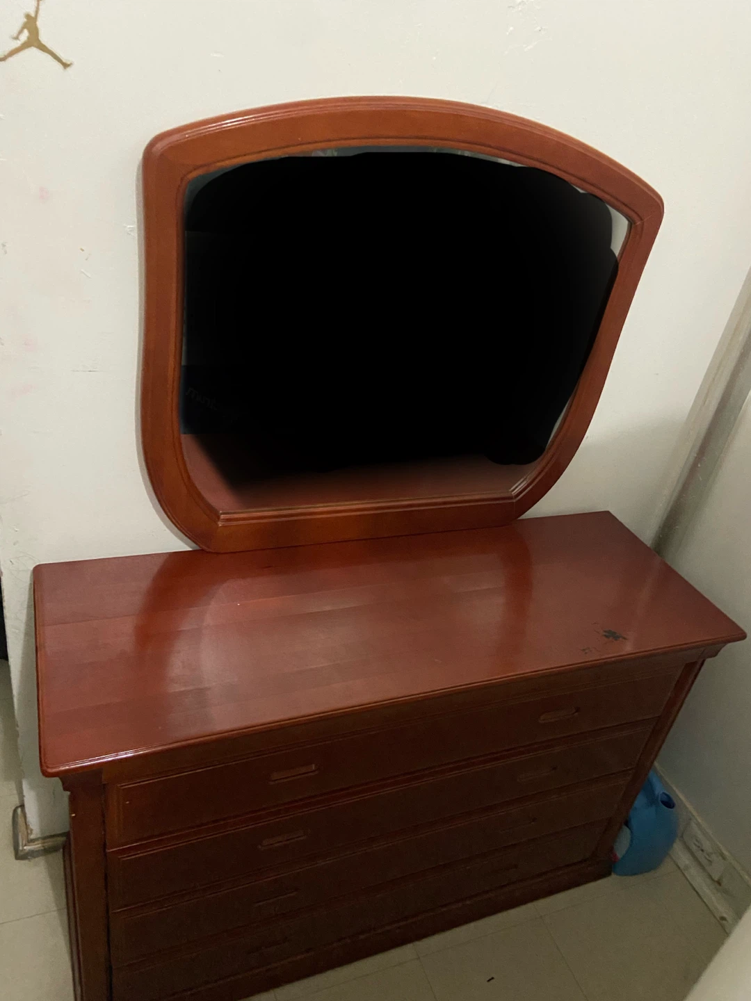 Wooden Dresser with Mirror - photo 2