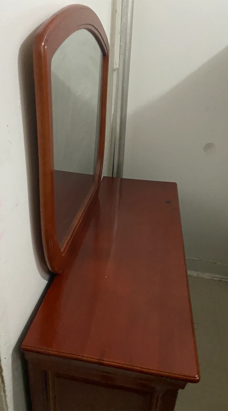Wooden Dresser with Mirror - photo 3