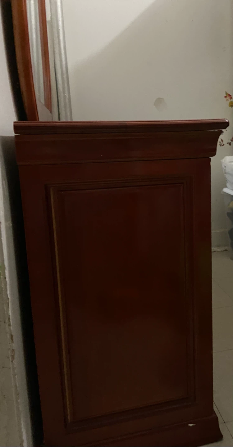 Wooden Dresser with Mirror - photo 4