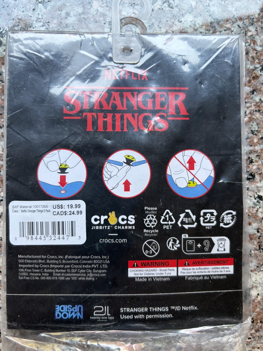 Crocs Jibbitz Charms Stranger Things Set - photo 4