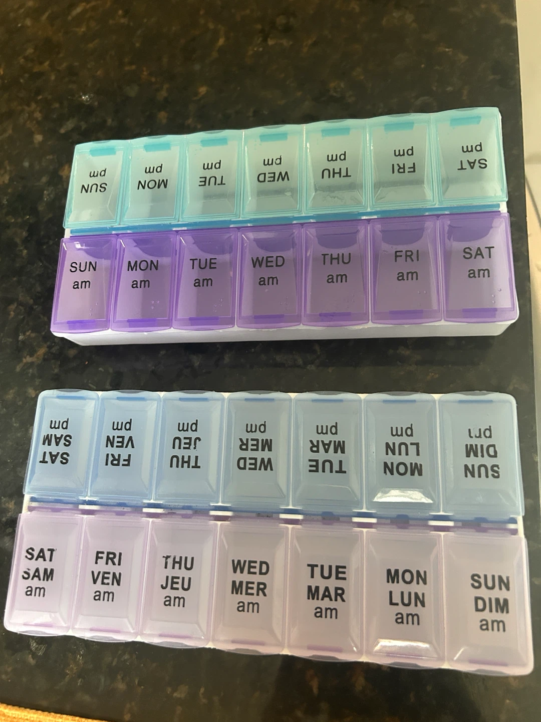 7-Day Pill Organizer - AM/PM