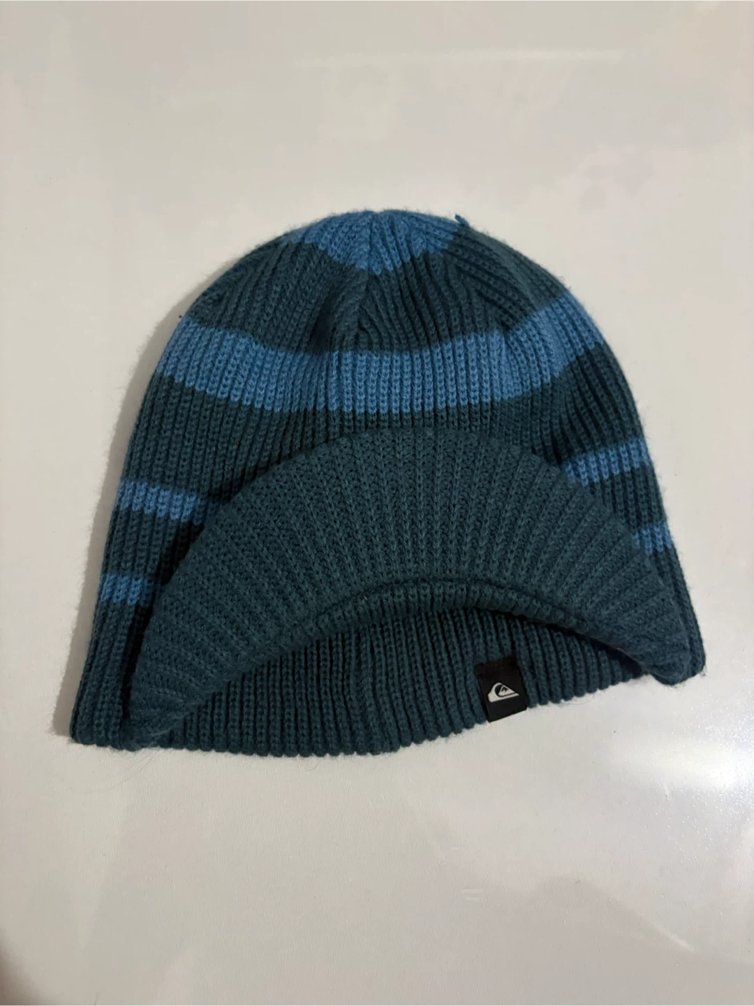 Vintage Quiksilver brim skully cap hat toque y2k surf - photo 2