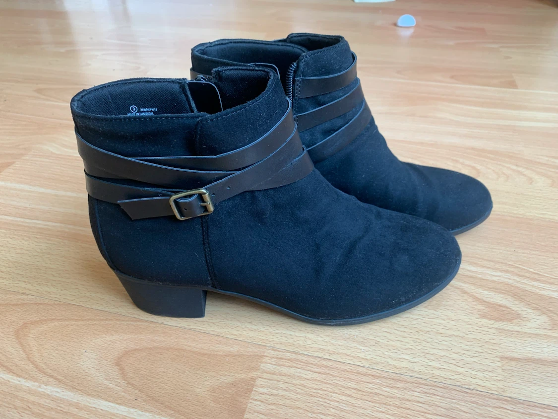 George Black Ankle Boots