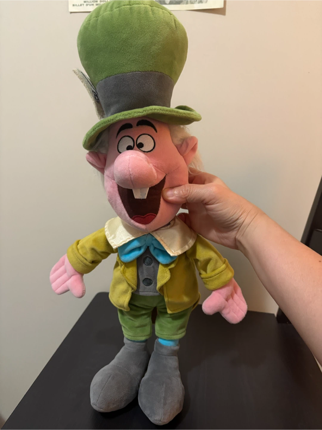 Rare Disney The Mad Hatter Plush - photo 2