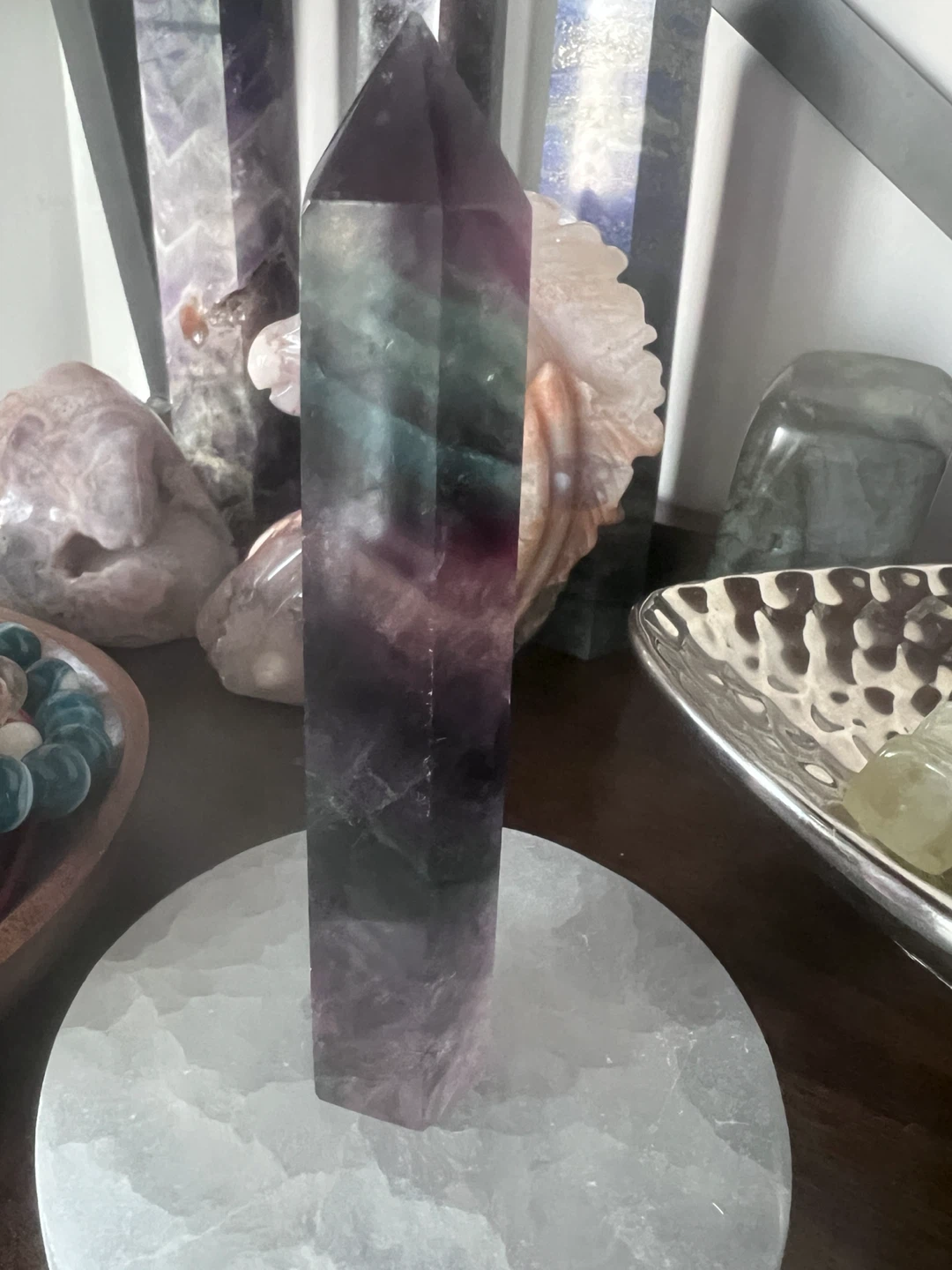 RAINBOW FLUORITE TOWER