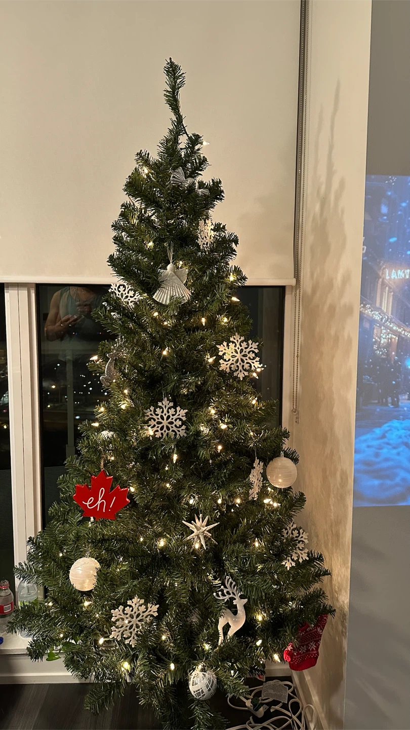 Artificial Christmas Tree with Lights
