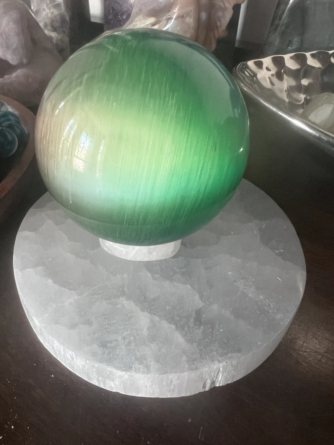 GALAXY TIGER EYE SPHERE