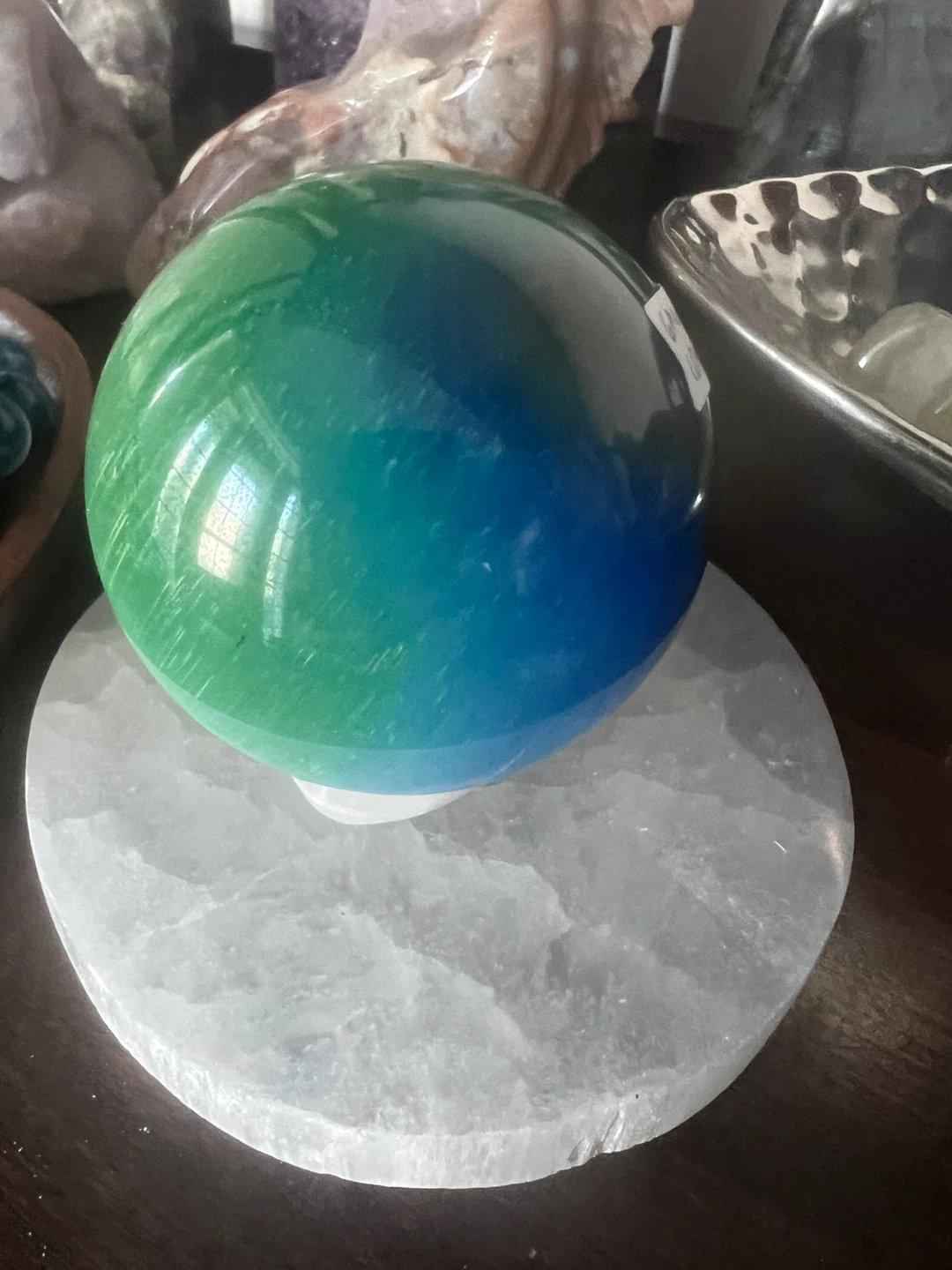 GALAXY TIGER EYE SPHERE - photo 2