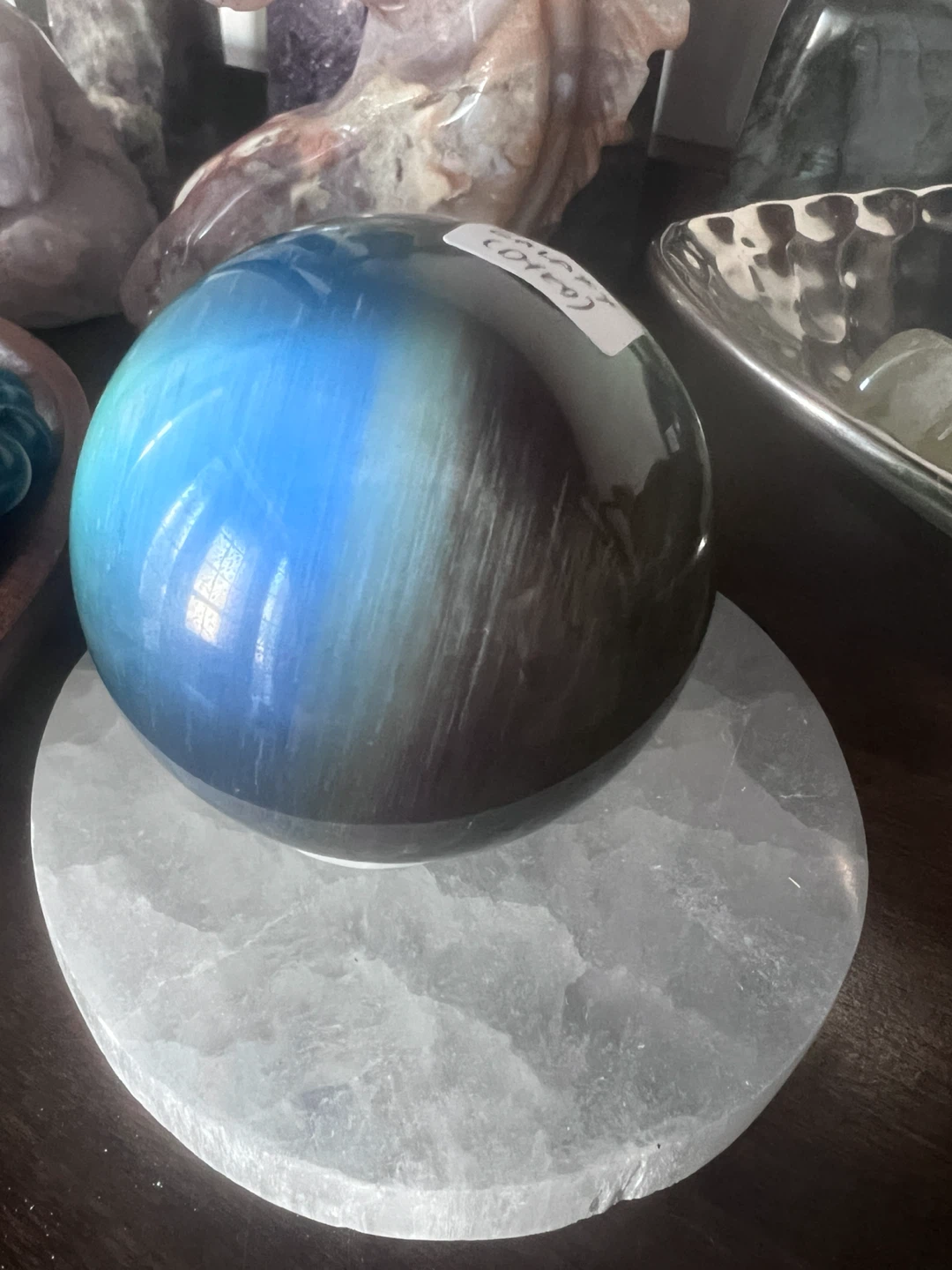 GALAXY TIGER EYE SPHERE - photo 3