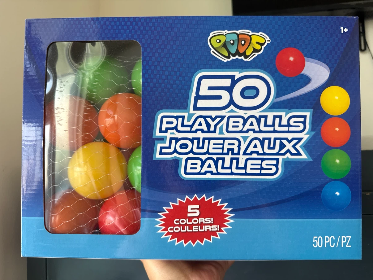 New - 50 Play Balls