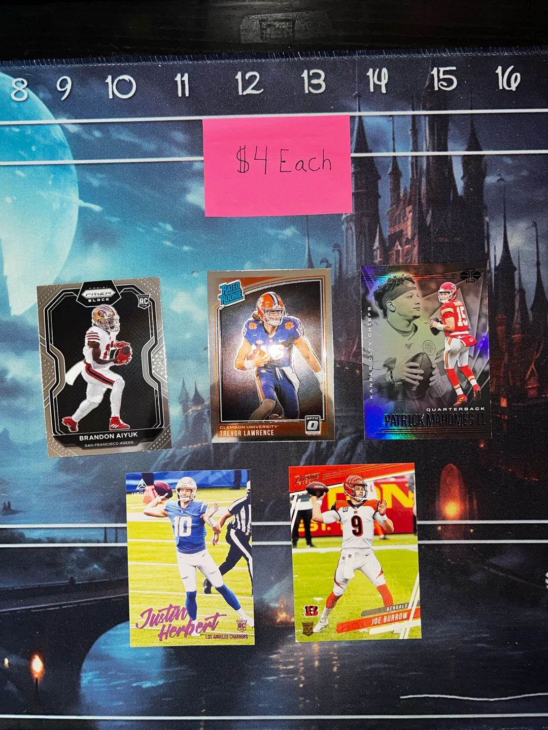 2020 panini Football Cards $4 each $15 All